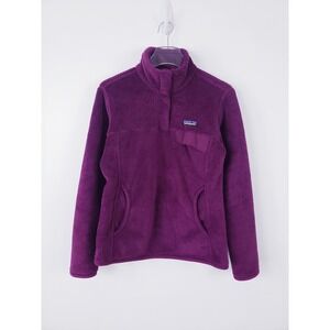 Patagonia Re-Tool Snap-T Fleece Pullover Purple Polartec Thermal Pro Medium‎